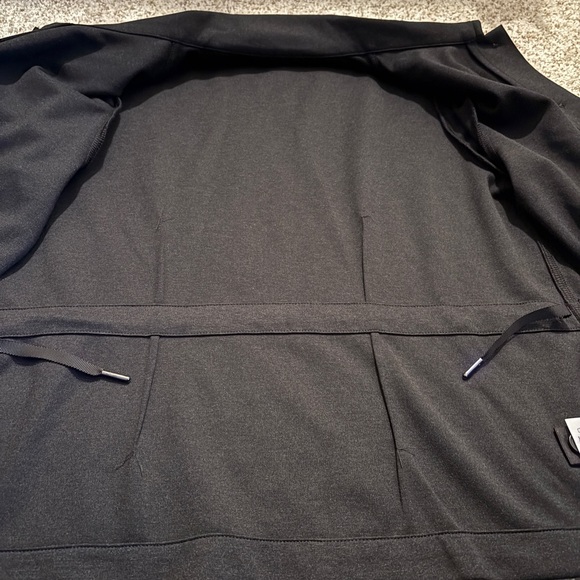 Brooks Brothers Heather Black Blazer Mid-Layer Stretch Button Jacket Size Small - Picture 8 of 10